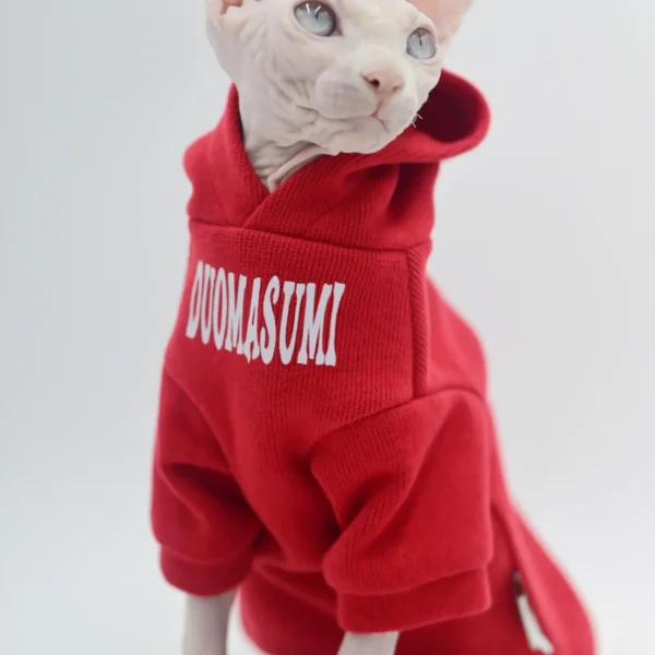 Roupa com Capus para Gato DUOMASUMI Red | Palma Hub